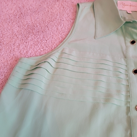 Yumi Kim Silk Sleeveless Blouse M - Picture 2 of 9